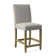 Manhattan Upholstered Stool with Solid Wood Frame