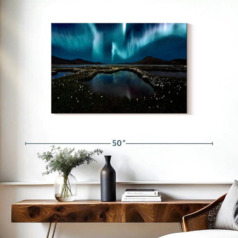 Alvord Landmannalaugar Northern Lights, H 24 po x l 36 po