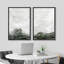 Vert et gris grunge, reproduction sur toile 2 pièces-91069507-91069508