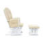 Chaise berçante avec repose-pieds, fauteuil oscillant et oscillant Hosier-818739854