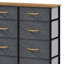 8 Drawer  Chest of Drawers 85.6cm W Bedroom Drawers-2056212590