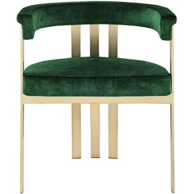 Marcello Velvet Ladder Back Arm Chair