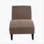 Upholstered Curved Chaise Lounge For Living Room