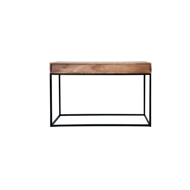 Timko 117cm Solid Wood Top Console Table