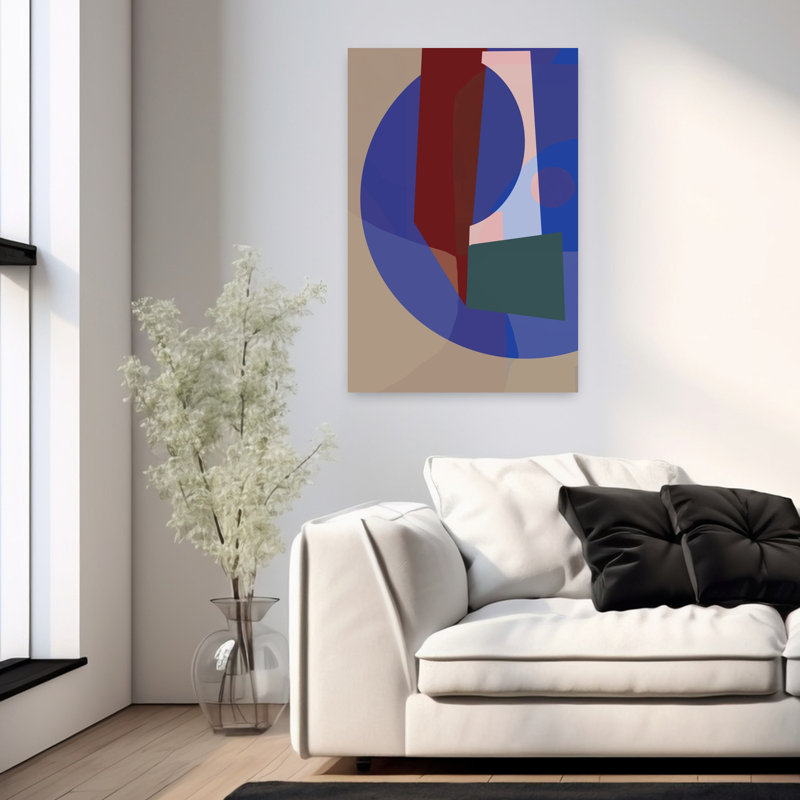 Art contemporain contemporain, H 36 po x l 24 po