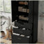 Armoire de rangement de 72,2 po de hauteur avec 3 tiroirs et tablette réglable-850398633