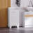 31" Freestanding Bathroom Storage Cabinet - Tilt Out Laundry Hamper Home Organizer