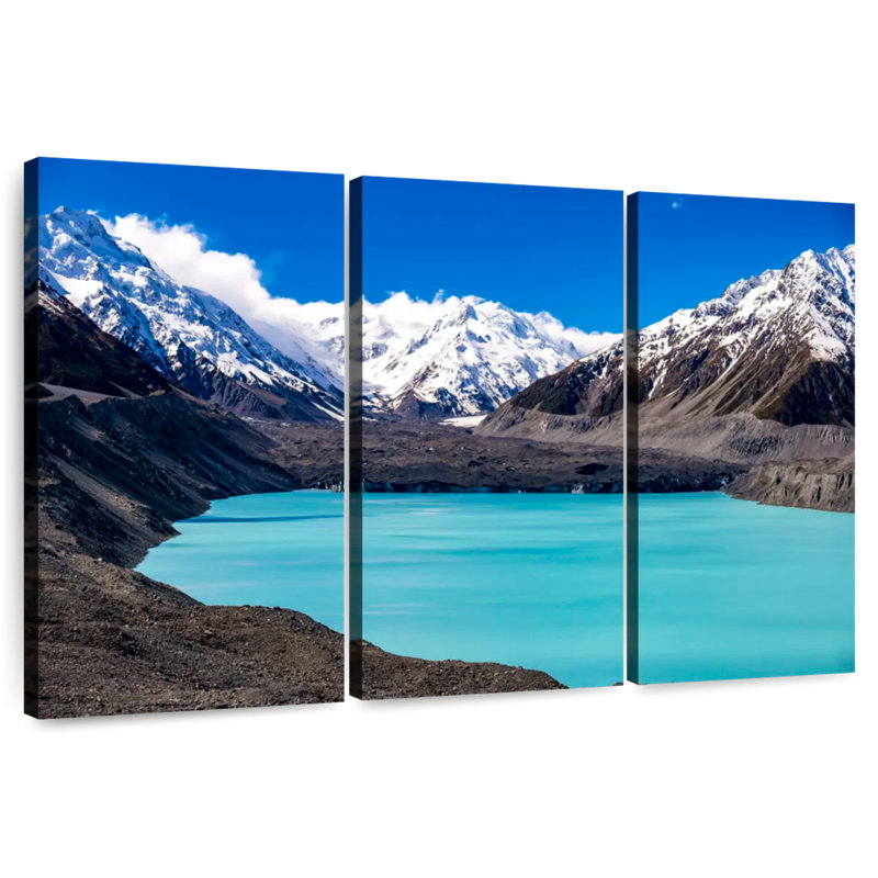 Bleu camion Tasman Lake, H 20 po x l 33 po