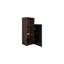 Armoire de salle de bain - Noir et noyer - Rangement en noyer et option élégante