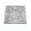 Tapis oriental antique antique délavé à motif floral 1 pi 6 po x 1 pi 7 po