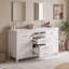 Meuble-lavabo en bois avec lavabo, tablette réglable, tiroirs et portes