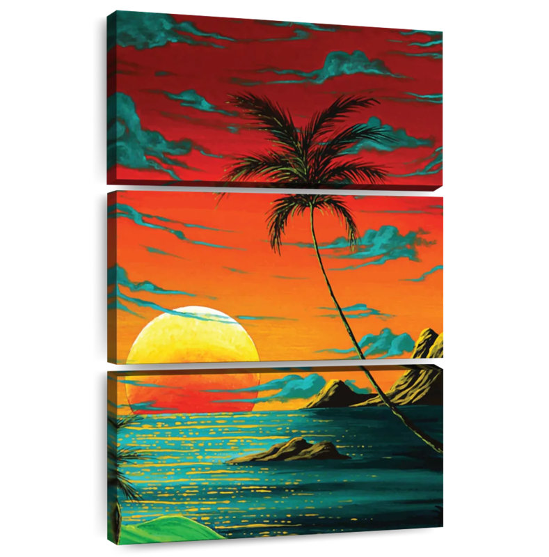 Tropical Burn, 32" H x 20" W