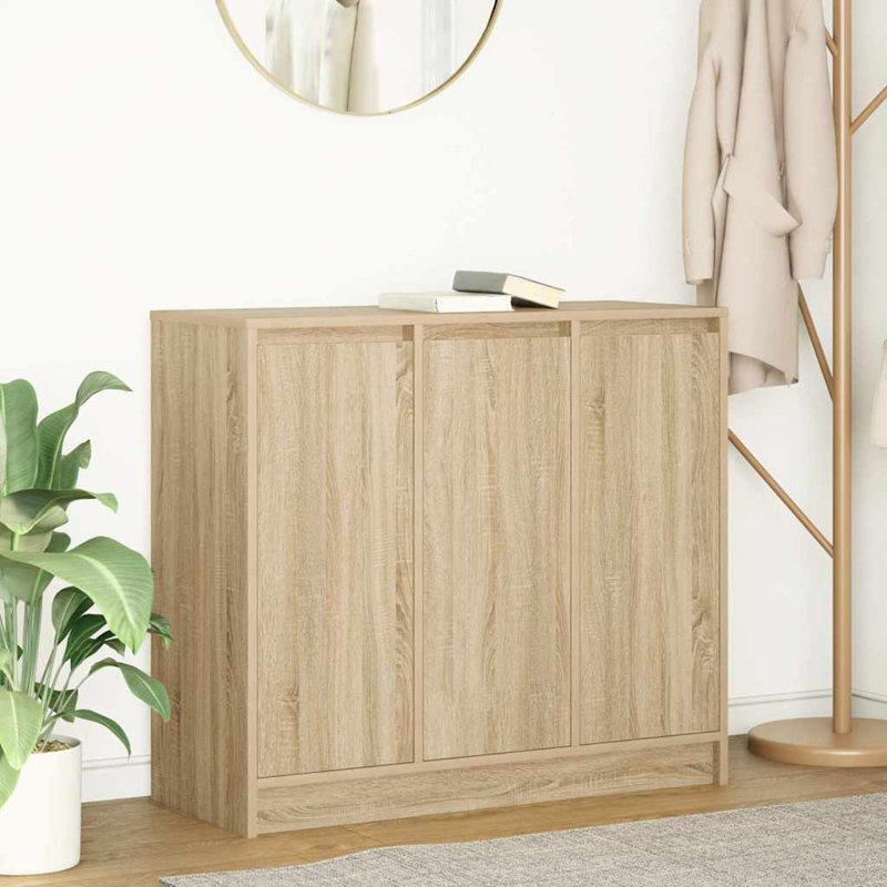Sideboard 85X34x76 Cm Engineered Wood, Sonoma Oak