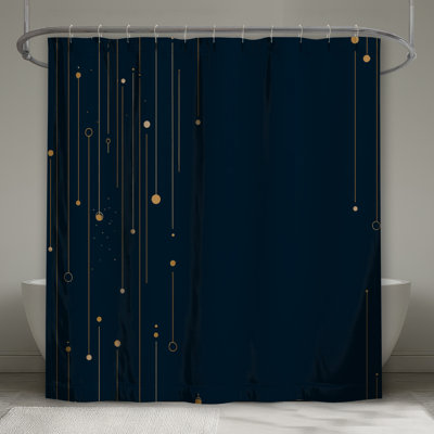 Abstract Shower Curtain -  Art Bathroom Decor Modern