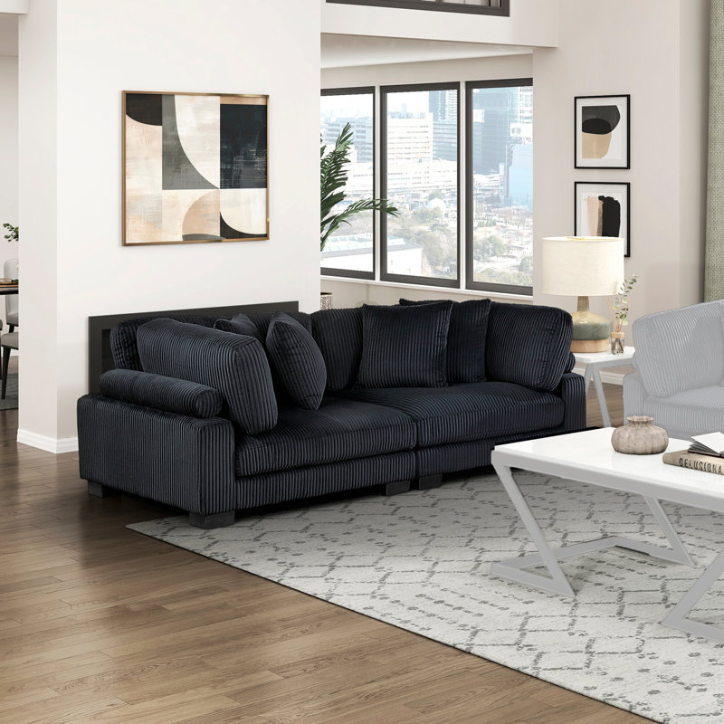 Causeuse Olsen, Black