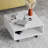 Anderson-Brown Modern Coffee Table, White & Anthracite, 23.6 x 23.6 x 12.6 inches | 100% Melamine Coated Particle Board, Thickness: 0.7 inches | Stylish Design, Self Assembly, Perfect for Living Room & Contemporary Spaces-1586392559-1586392558