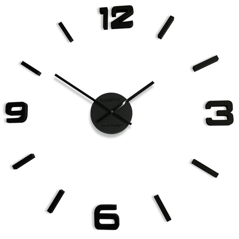 Admirable Solid Wood Wall Clock, 75cm H x 75cm W x 2cm D