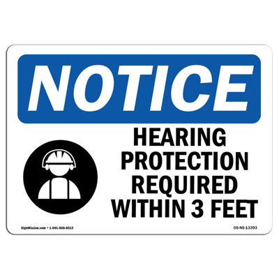 Hearing Protection Required Sign