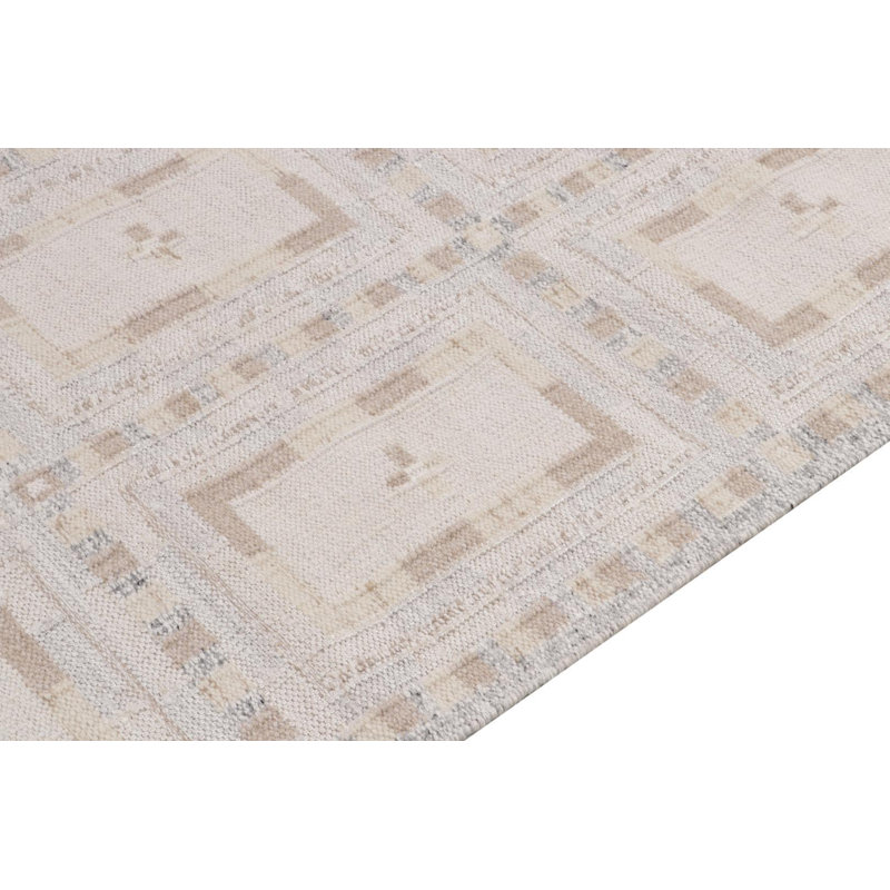 Scandinavian Wool Geometric Area Rug, Rectangle 10' x 14'