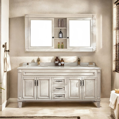 Meuble-lavabo sur pied American Retro