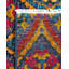 Tapis unique noué à la main Tellier - multicolore