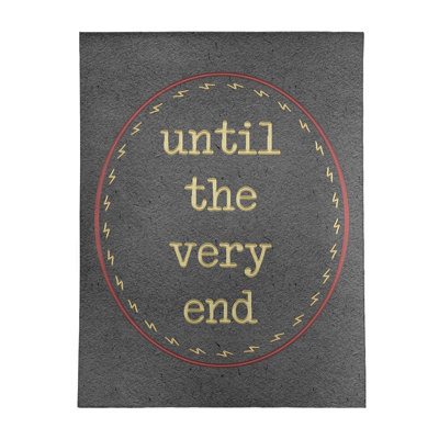 Quotes Chenille Indoor Rug