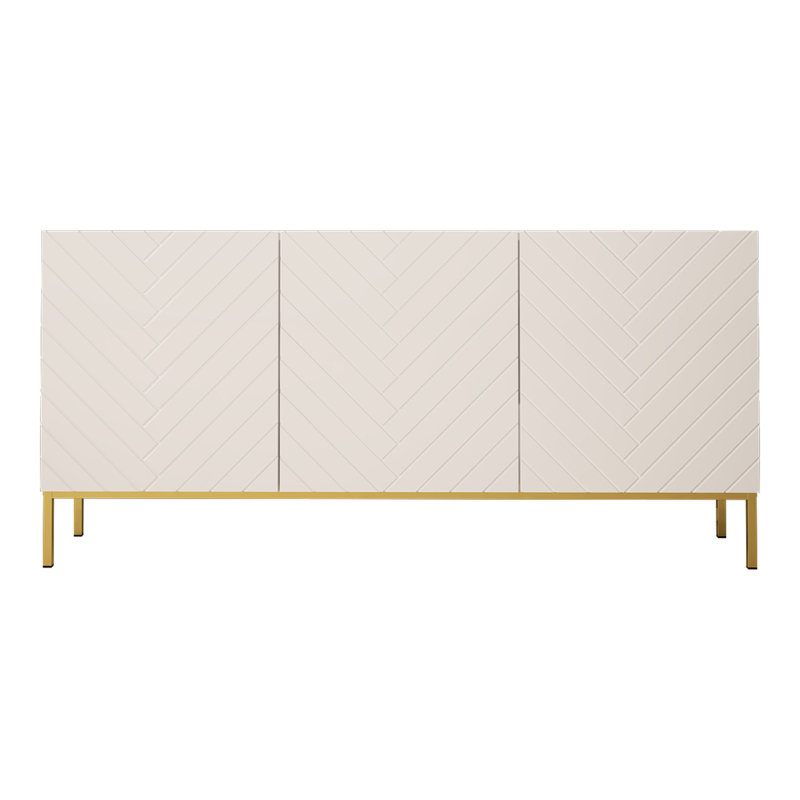 Antaja 160cm Sideboard, White Gloss