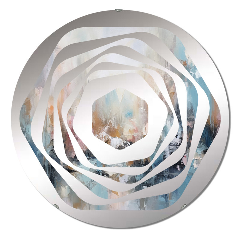 Balsamine - miroir décoratif Amorphe, 23,6 po x 23,6 po