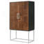 Armoire de bar 2 portes Washoe