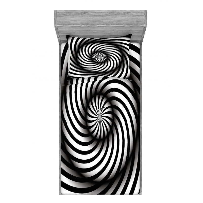 Microfiber Sheet Set, Twin Sheet Set with Fitted Sheet