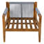 Ensemble de canapé modulaire d'extérieur 3 pièces