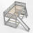 Floor Bunk Bed With Slide-419461454-419461455