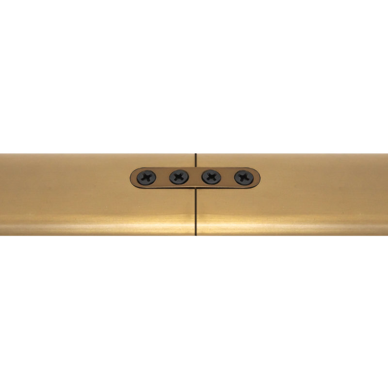 Thread 15-ft Gold dimmable LED Linear Pendant, 15-ft, Brushed Gold-UNV-010