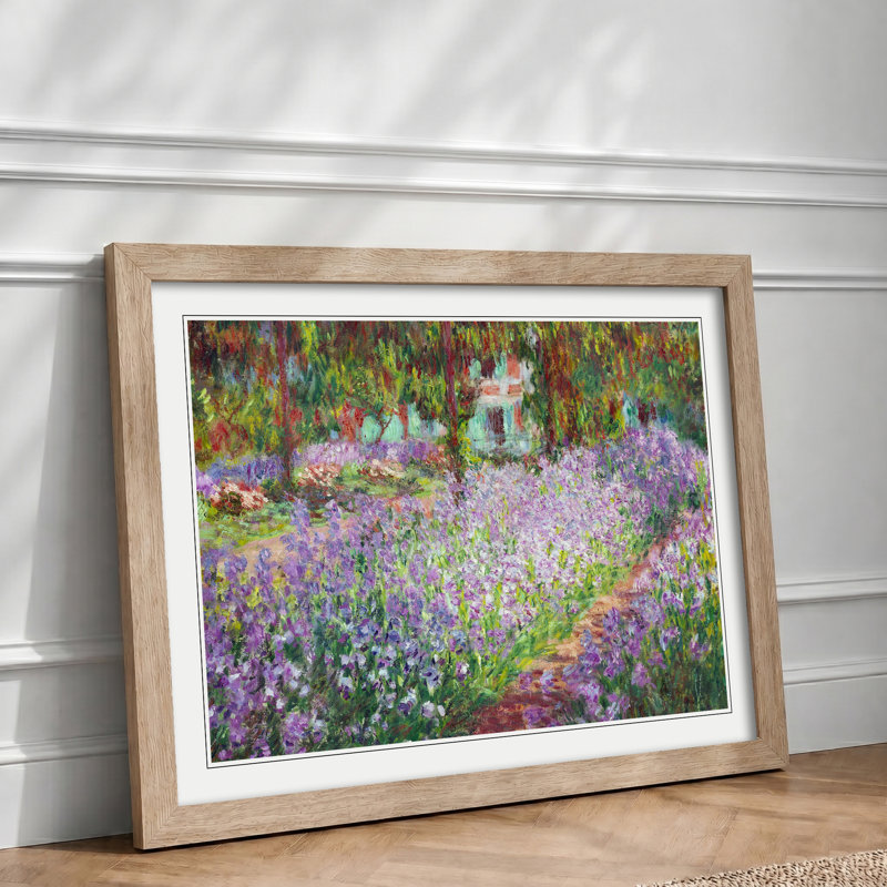 Claude Monet - Single Picture Frame Painting, Oak