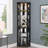 Corner Glass Cabinet Lighted Curio Cabinet Corner Display-816437382