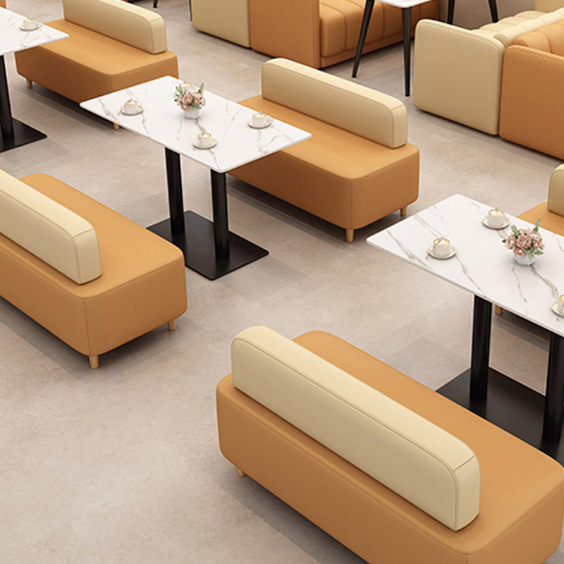 Banc rembourré en similicuir Rozzelle