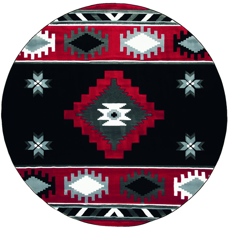 Sheridan Geometric Indoor Rug, Round 7'10"