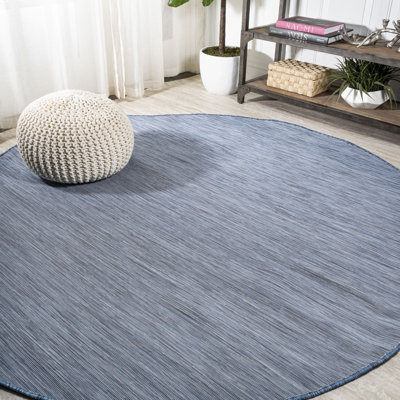 Tapis intérieur / extérieur bleu Amidon