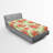 Ambesonne Nature Fitted Sheet Leaves Botanical Style Art-106731371-106731355