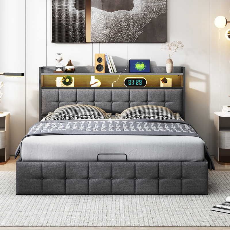 Bed, Grey