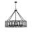  Deandre 10-Light Chandelier in Matte Black