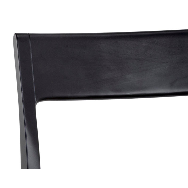 Chaise de salle à manger Upland, Noir