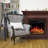 35.35“ Electric Fireplace with Remote Control-1573442170