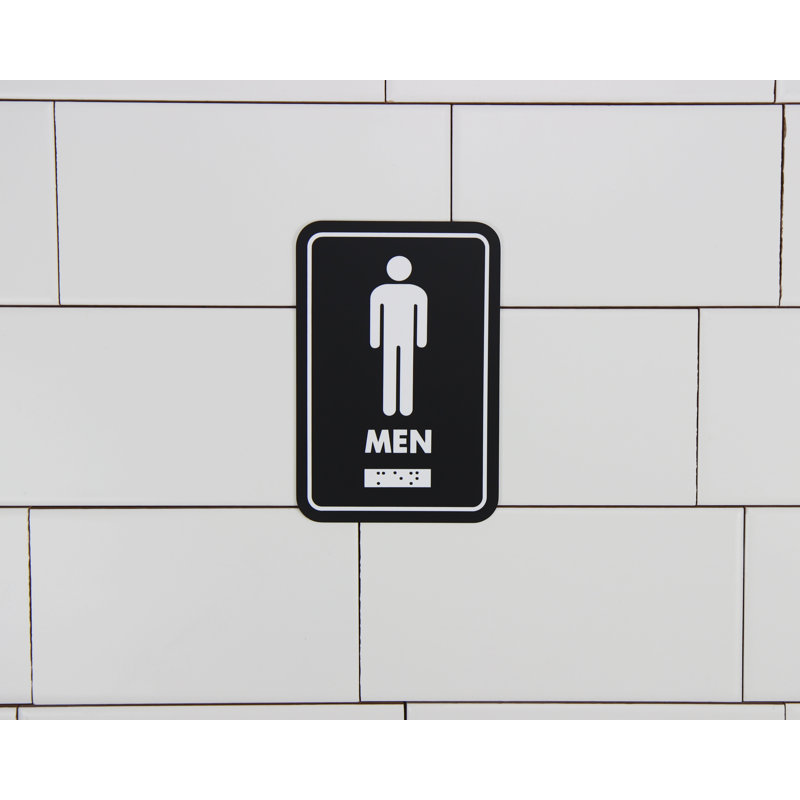 Panneau de signalisation pour hommes