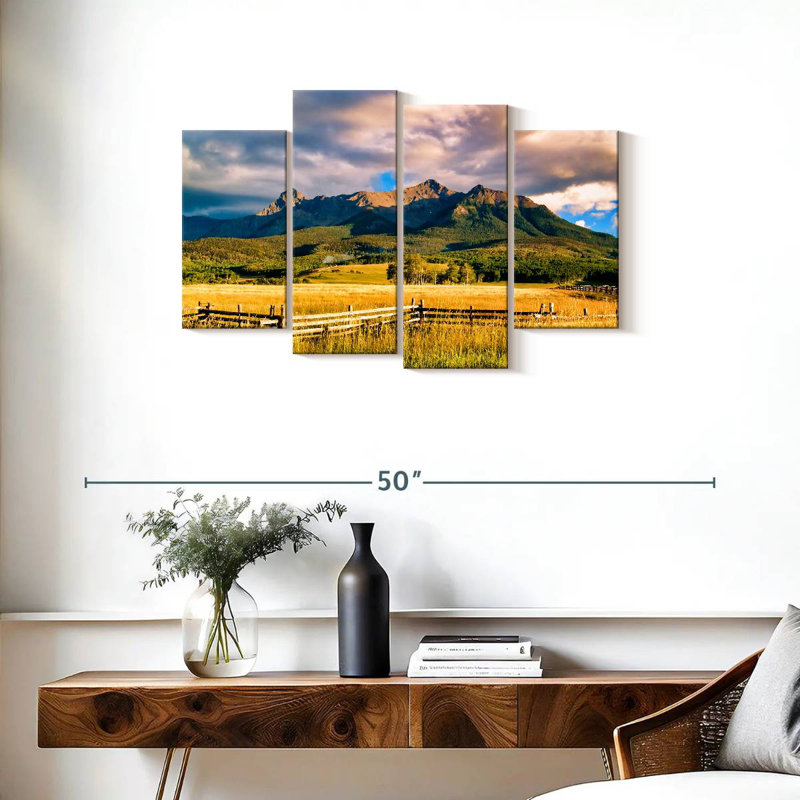Paysage de montagne Alvord Ridgway, H 22 po x l 36 po