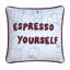 Coffee Club Geometric Blue Cushion-134515793