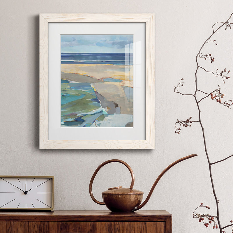 Breakwater Ii - reproduction de cadre photo sur papier, H 24 po x l 18 po x P 1,5 po, Papier blanc