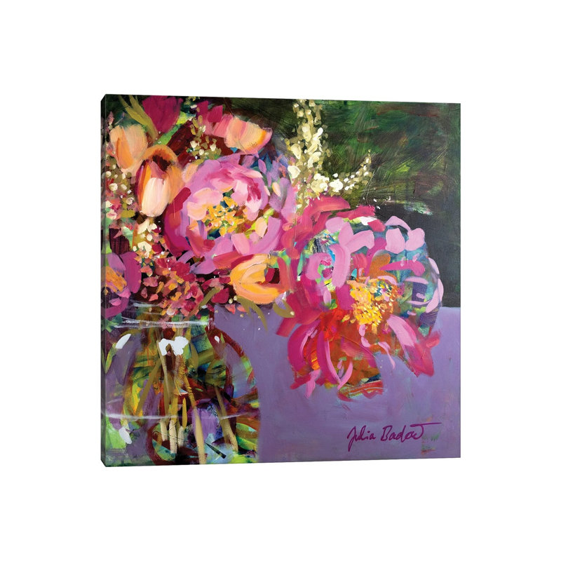 Abundant Beauty In A Jar by Julia Badow - Wrapped Canvas Painting, 30.48 cm H x 30.48 cm W