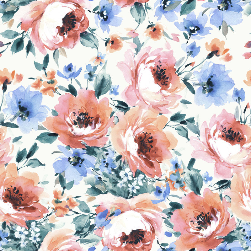 Peel & Stick Wall Mural, 10.42' W x 10.42' L