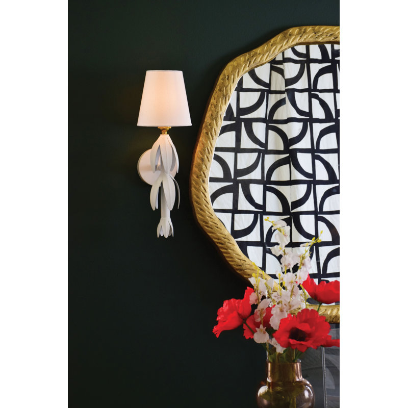Cadence Wavy Metal Mirror, Brass